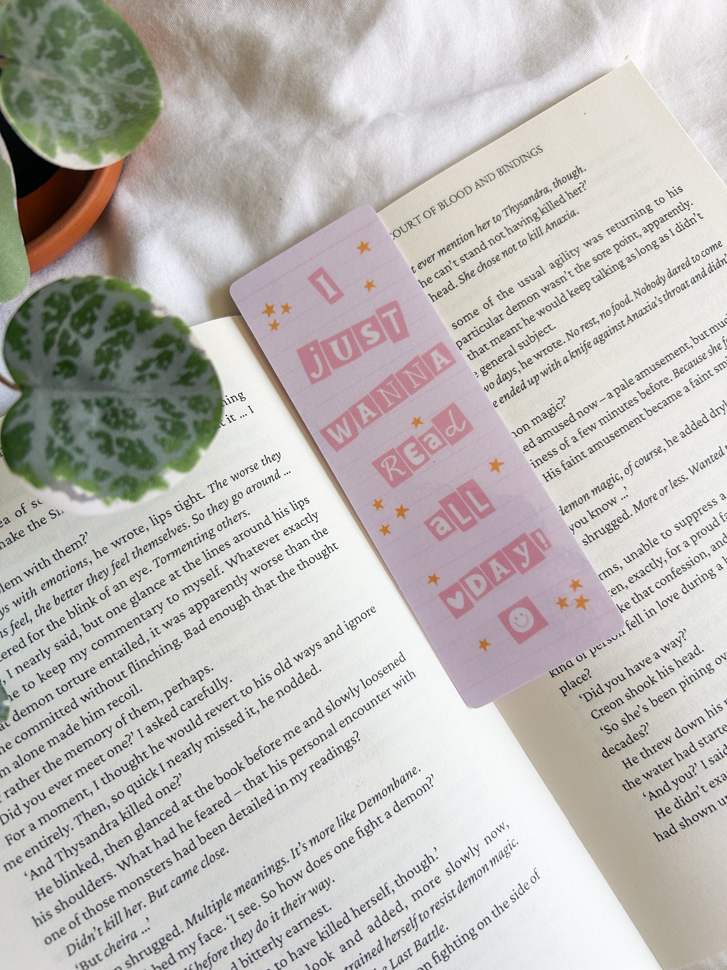 I Just Wanna Read All Day Bookmark