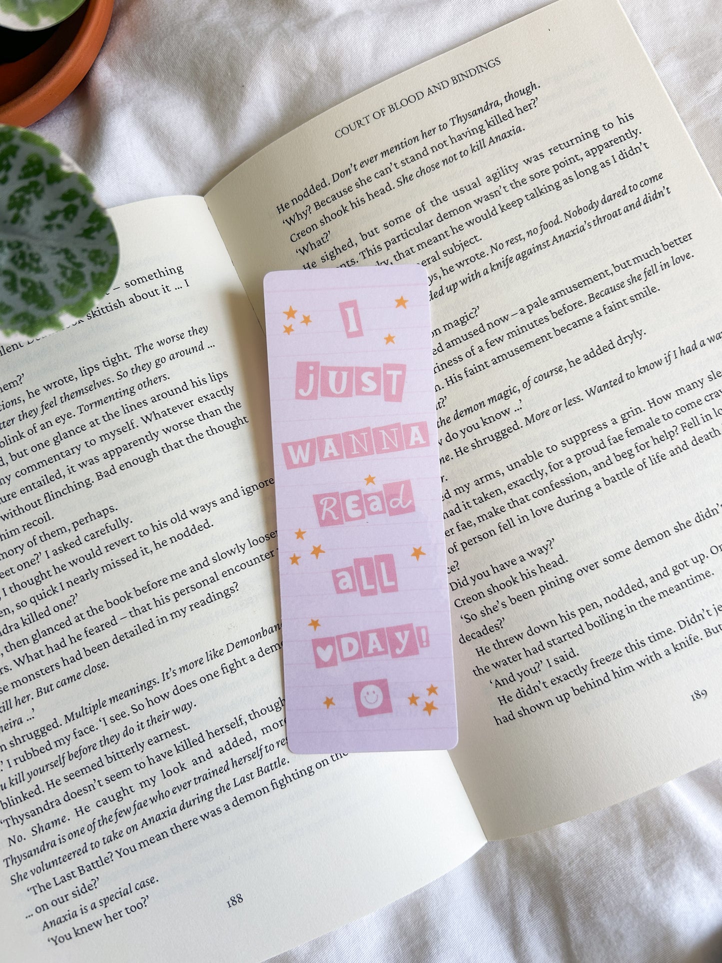 I Just Wanna Read All Day Bookmark
