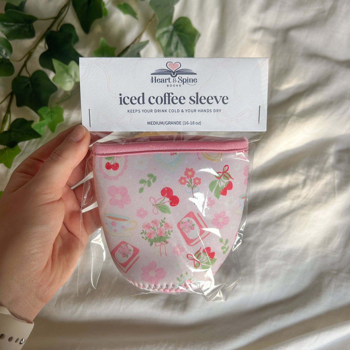 Iced Coffee Sleeve - Blossom