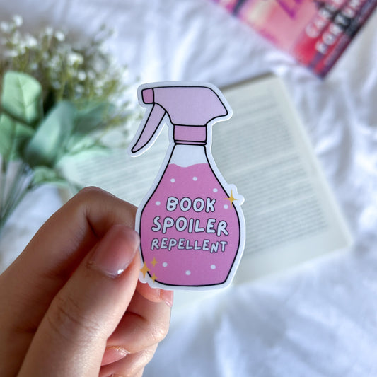 Book Spoiler Repellent Sticker