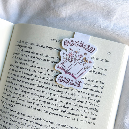 Bookish Girlie Magnetic Bookmark
