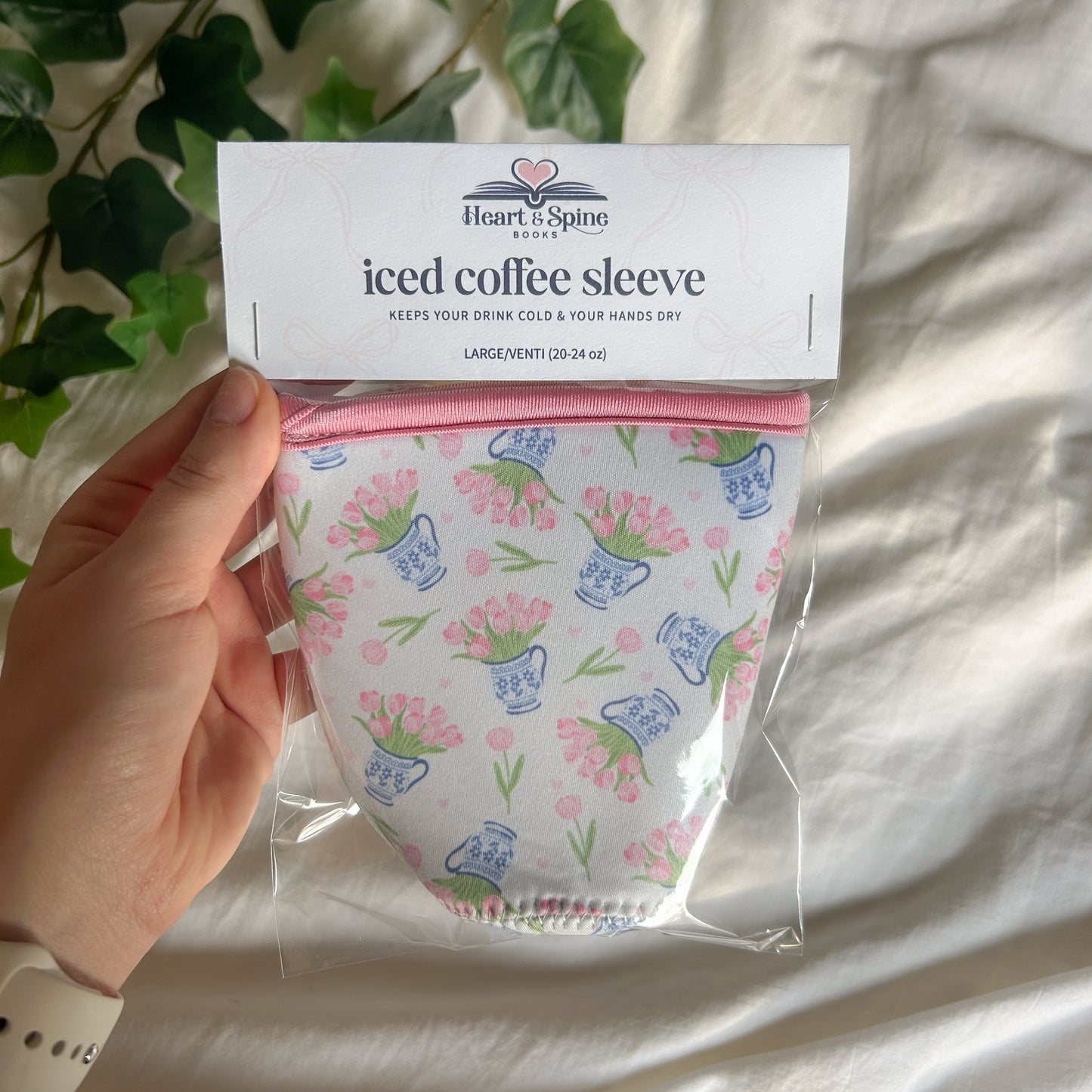 Iced Coffee Sleeve - Tulip