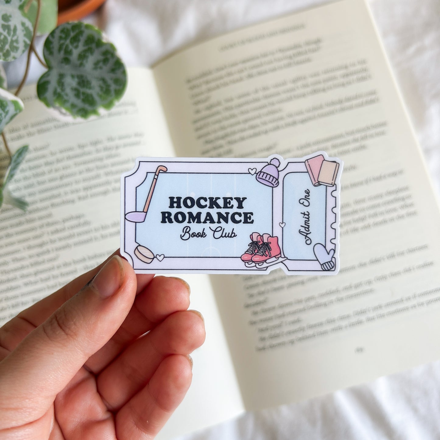 Hockey Romance Book Club Sticker