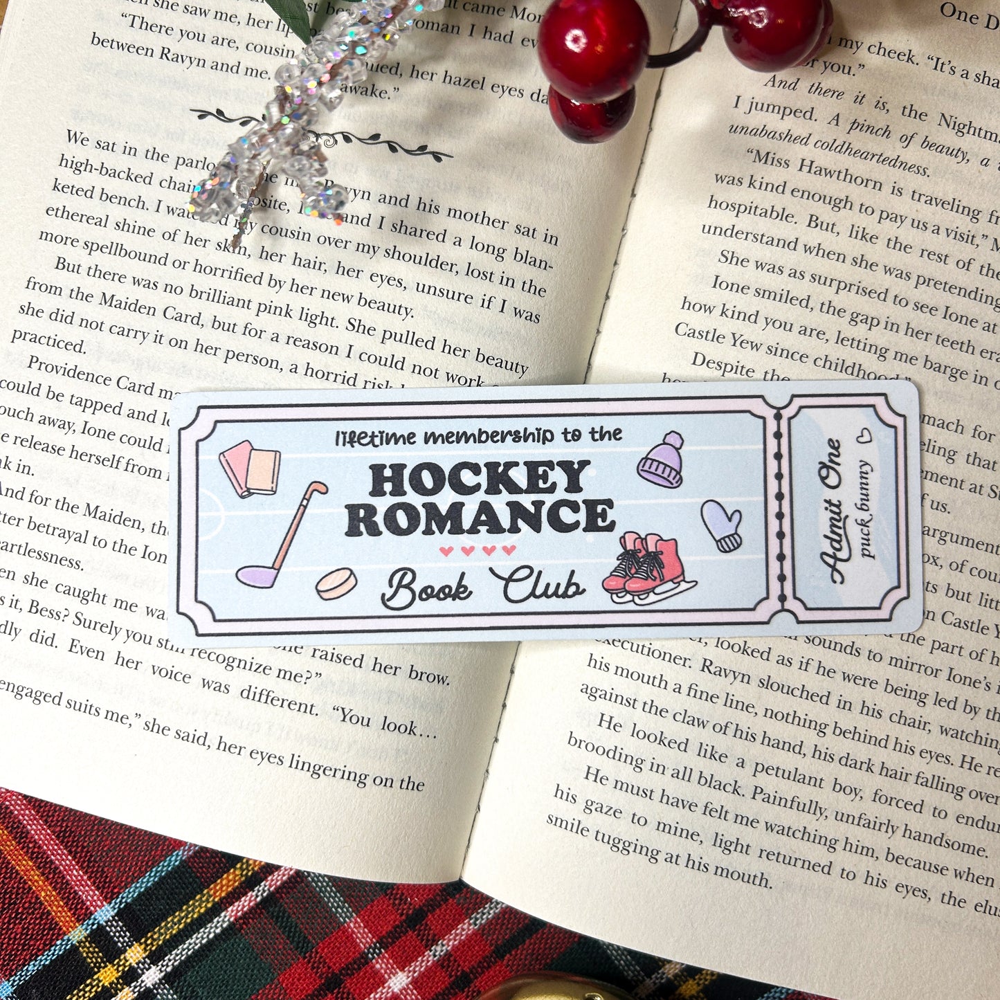 Hockey Romance Book Club Bookmark