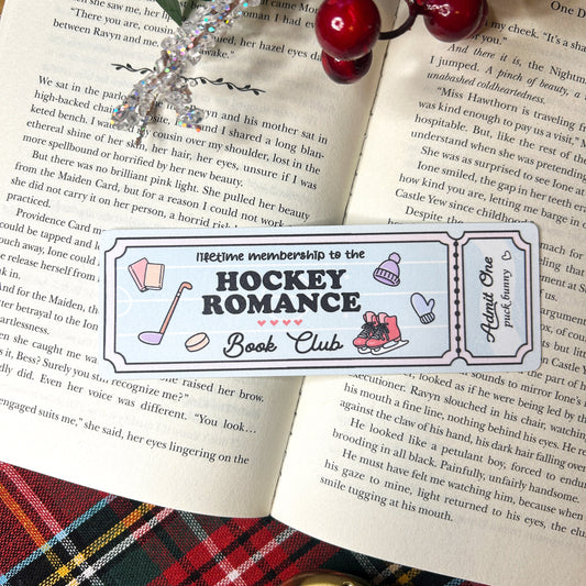 Hockey Romance Book Club Bookmark