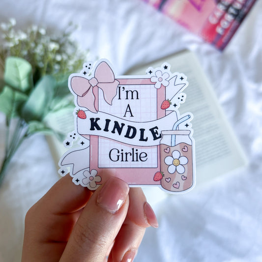 Kindle Girlie Sticker