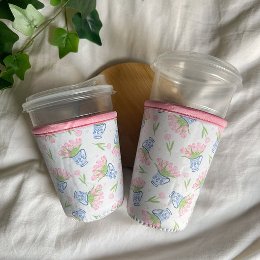 Iced Coffee Sleeve - Tulip