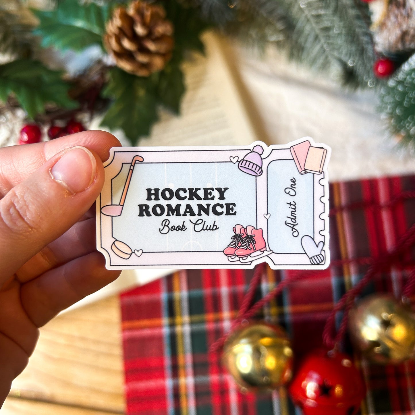Hockey Romance Book Club Sticker