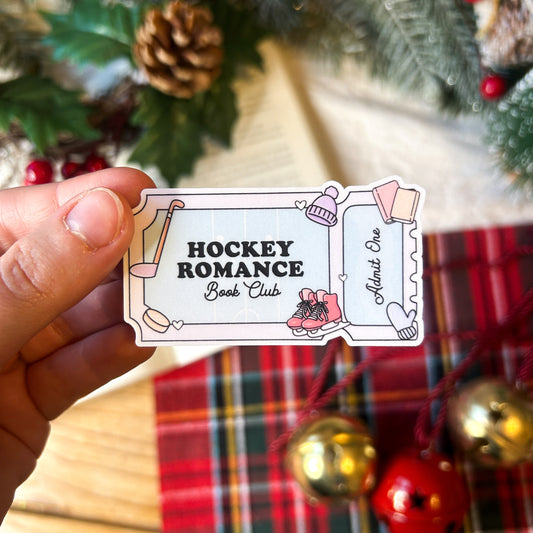 Hockey Romance Book Club Sticker
