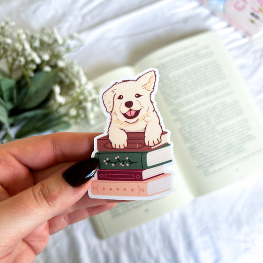 Puppy Pages Sticker
