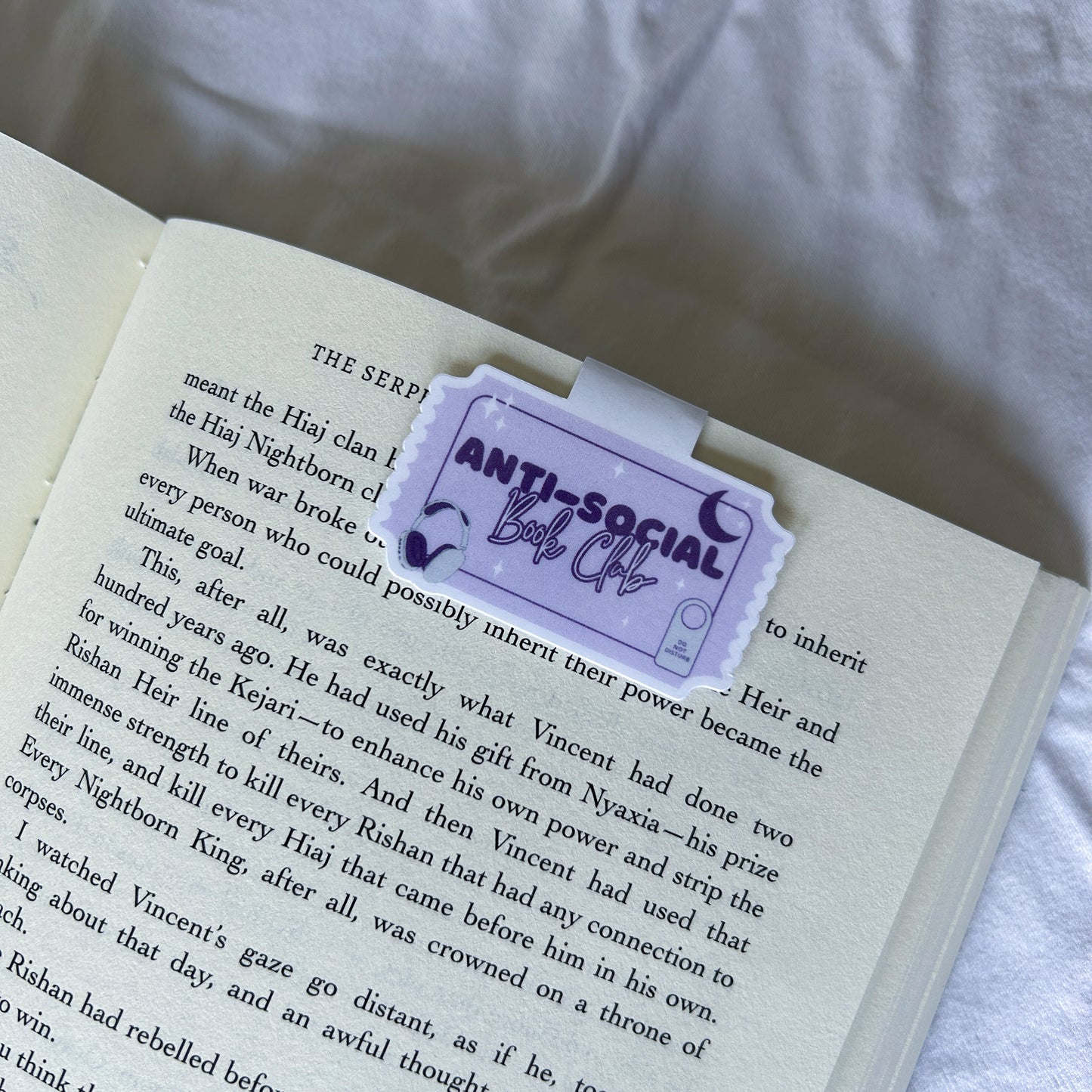 Anti-Social Book Club Magnetic Bookmark