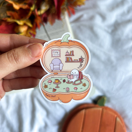 Pumpkin Pocket Sticker