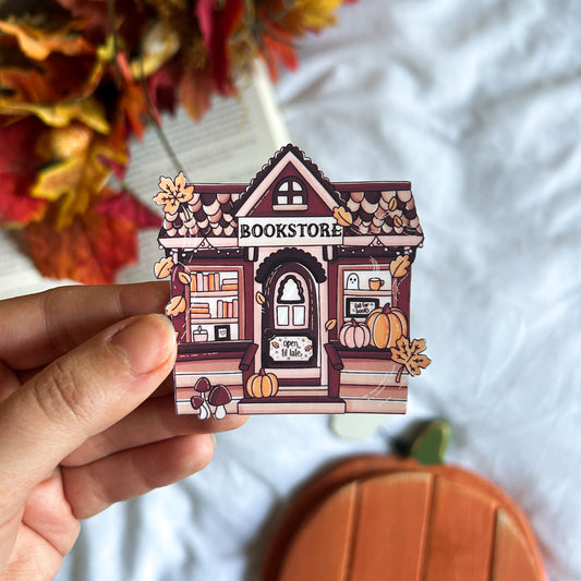 Cozy Bookstore Sticker